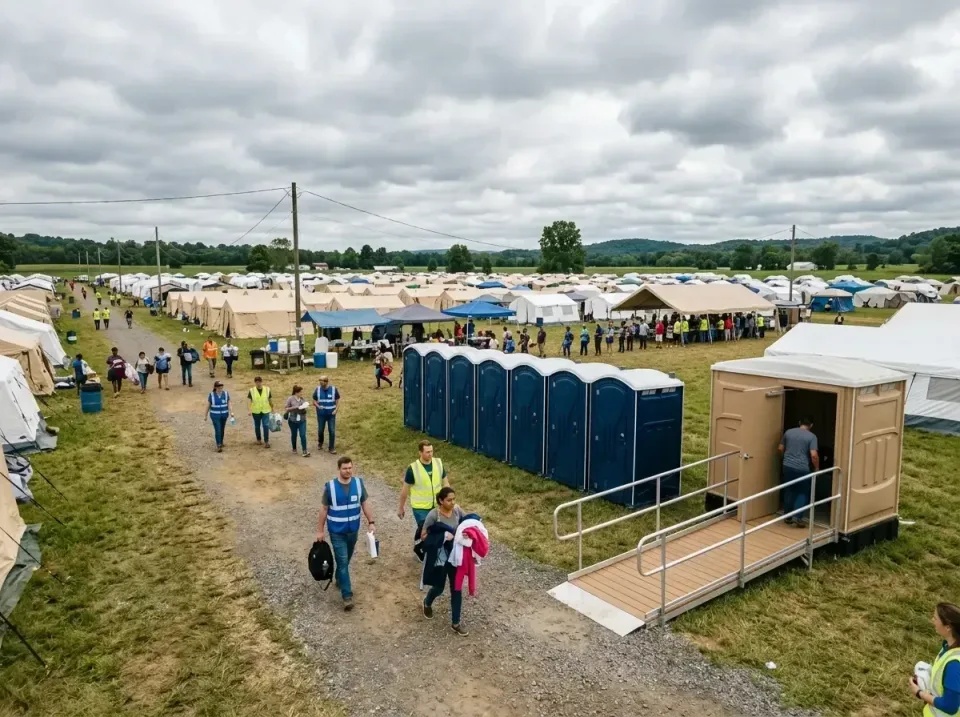 disaster-relief-camp-restrooms-010 — frequently asked questions, Dumpster & Portable Bathrooms Rental in Burns Harbor, IN